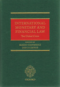 Cover of International Monetary and Financial Law: The Global Crisis