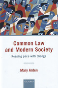 Cover of Common Law and Modern Society: Keeping Pace with Change