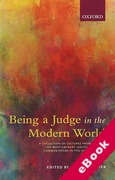 Cover of Being a Judge in the Modern World (eBook)