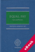 Cover of Equal Pay: Law and Practice (eBook)