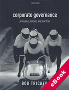 Cover of Corporate Governance: Principles, Policies and Practices (eBook)