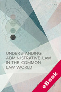 Cover of Understanding Administrative Law in the Common Law World (eBook)