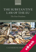Cover of The Substantive Law of the EU: The Four Freedoms (eBook)