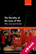 Cover of The Morality of the Laws of War: War, Law, and Murder (eBook)