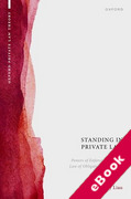Cover of Standing in Private Law: Powers of Enforcement in the Law of Obligations and Trusts (eBook)