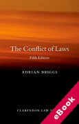 Cover of The Conflict of Laws (eBook)