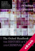 Cover of The Oxford Handbook of the History of Crime and Criminal Justice (eBook)