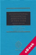 Cover of International Commercial Arbitration in New York (eBook)