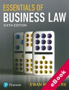 Cover of Essentials of Business Law (eBook)