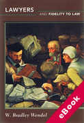 Cover of Lawyers and Fidelity to Law (eBook)