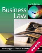 Cover of Routledge-Cavendish Lawcards: Business Law (eBook)