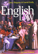 Cover of English Law