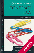 Cover of Course Notes: Contract Law (eBook)