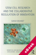 Cover of Stem Cell Research and the Collaborative Regulation of Innovation: Regulation, Innovation and Collaboration (eBook)