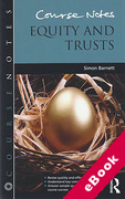 Cover of Course Notes: Equity and Trusts (eBook)