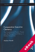 Cover of Comparative Executive Clemency: The Prerogative of Mercy in the Commonwealth (eBook)