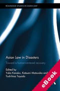Cover of Asian Law in Disasters: Toward a Human-Centered Recovery (eBook)