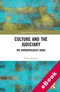 Cover of Culture and the Judiciary: The Anthropologist Judge (eBook)
