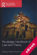 Cover of Routledge Handbook of Law and Theory (eBook)