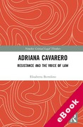 Cover of Adriana Cavarero: Resistance and the Voice of Law (eBook)