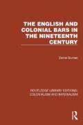 Cover of The English and Colonial Bars in the Nineteenth Century