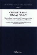 Cover of Charity Law & Social Policy: National and International Perspectives on the Functions of the Law Relating to Charities