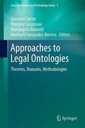 Cover of Approaches to Legal Ontologies