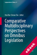 Cover of Comparative Multidisciplinary Perspectives on Omnibus Legislation (eBook)