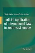 Cover of Judicial Application of International Law in Southeast Europe