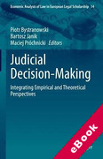Cover of Judicial Decision-Making: Integrating Empirical and Theoretical Perspectives (eBook)