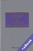 Cover of Arlidge, Eady &#38; Smith on Contempt 5th ed with 1st Supplement (Book &#38; eBook Pack)