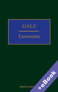 Cover of Gale on Easements (Book &#38; eBook Pack)