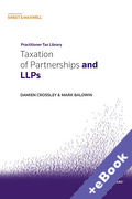 Cover of Taxation of Partnerships and LLPs (Book &#38; eBook Pack)