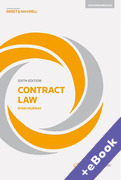 Cover of Contract Law: The Fundamentals (Book &#38; eBook Pack)