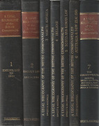 Cover of A Legal Bibliography of the British Commonwealth of Nations