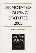 Cover of Annotated Housing Statutes 2005