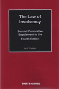 Cover of The Law of Insolvency 4th ed: 2nd Supplement
