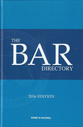 Cover of The Bar Directory 2016