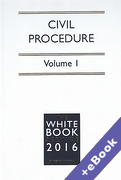 Cover of The White Book Service 2016: Civil Procedure Volumes 1 & 2 (Book & eBook Pack)