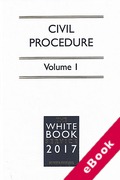 Cover of The White Book Service 2017: Civil Procedure Volumes 1 & 2 (eBook)