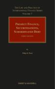 Cover of Project Finance, Securitisations, Subordinated Debt 3rd ed: Volume 7