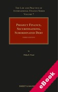 Cover of Project Finance, Securitisations, Subordinated Debt 3rd ed: Volume 7 (eBook)