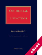 Cover of Commercial Injunctions 7th ed: 1st Supplement (eBook)