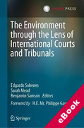 Cover of The Environment Through the Lens of International Courts and Tribunals (eBook)