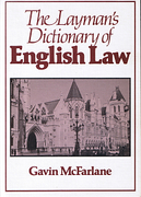 Cover of The Layman's Dictionary of English Law