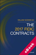 Cover of The 2017 FIDIC Contracts (eBook)